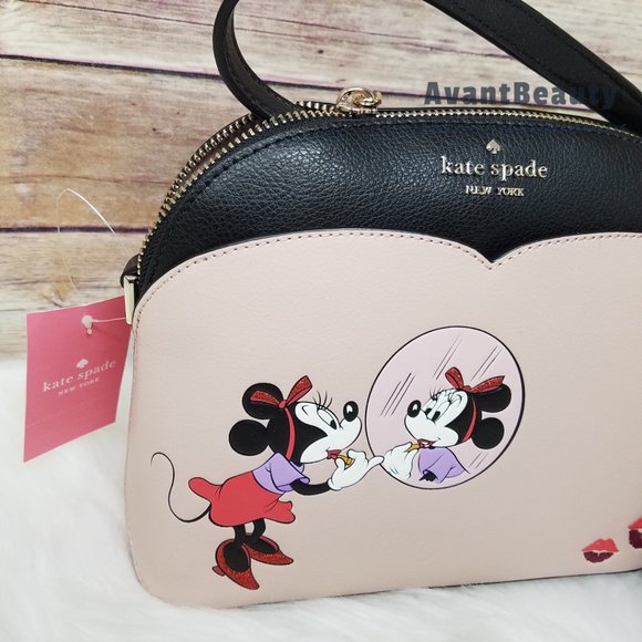 Kate spade Minnie Crossbody Disney KSNY Black Red - Picture 4 of 16